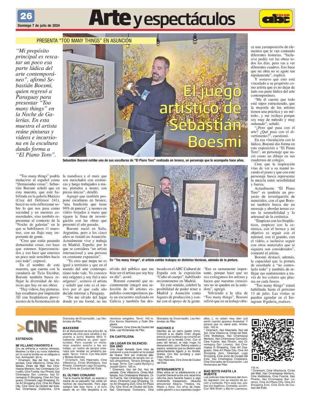 PERIÓDICO ABC COLOR. JUEVES DE 2024