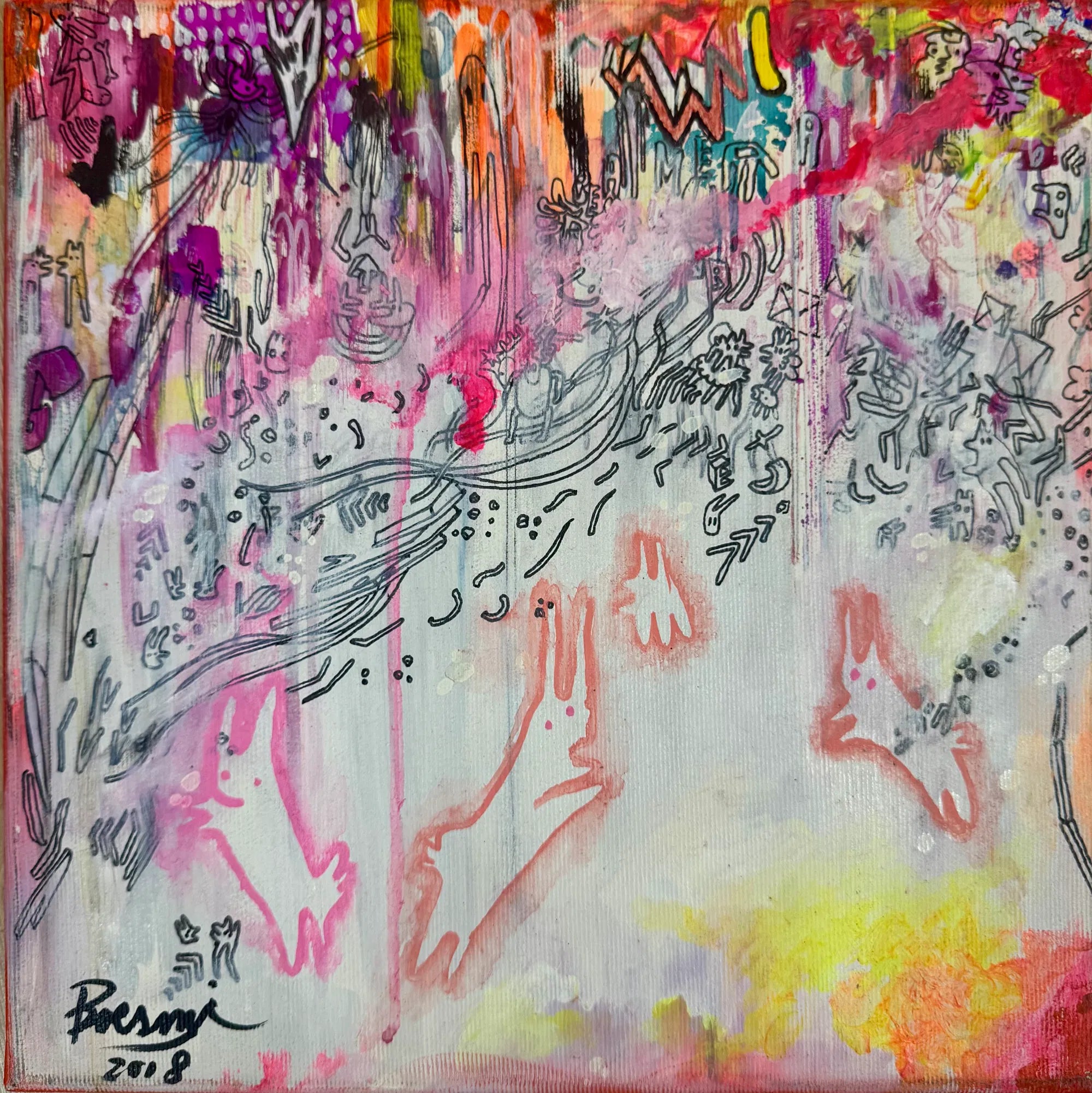 Grafitis Imaginarios “Rabits” (2018)