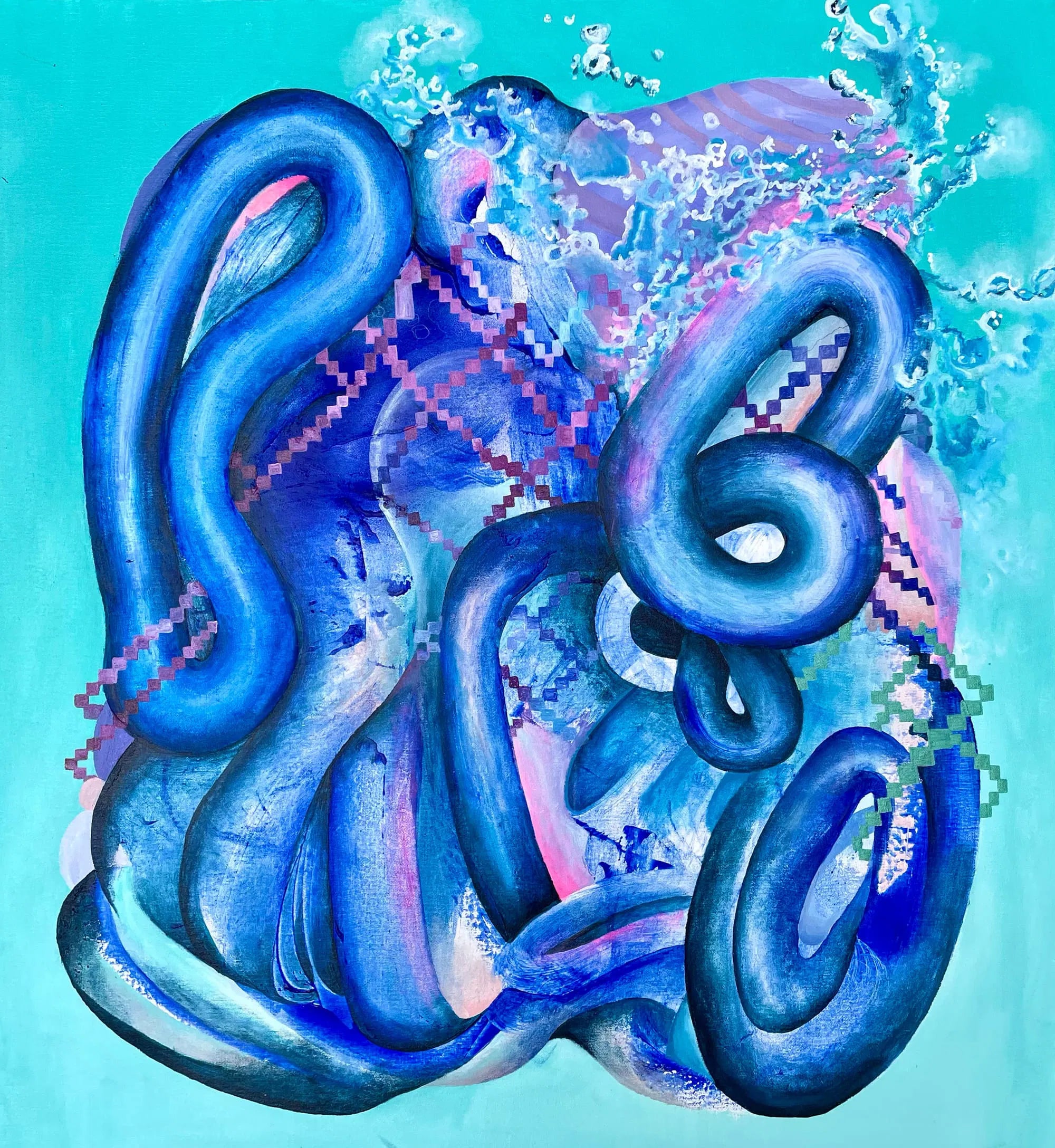 Liquid Glitch. Serie "Undigital" (2022)