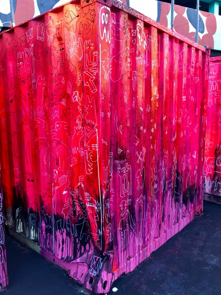 Microtheater Miami Red Wall (2018)