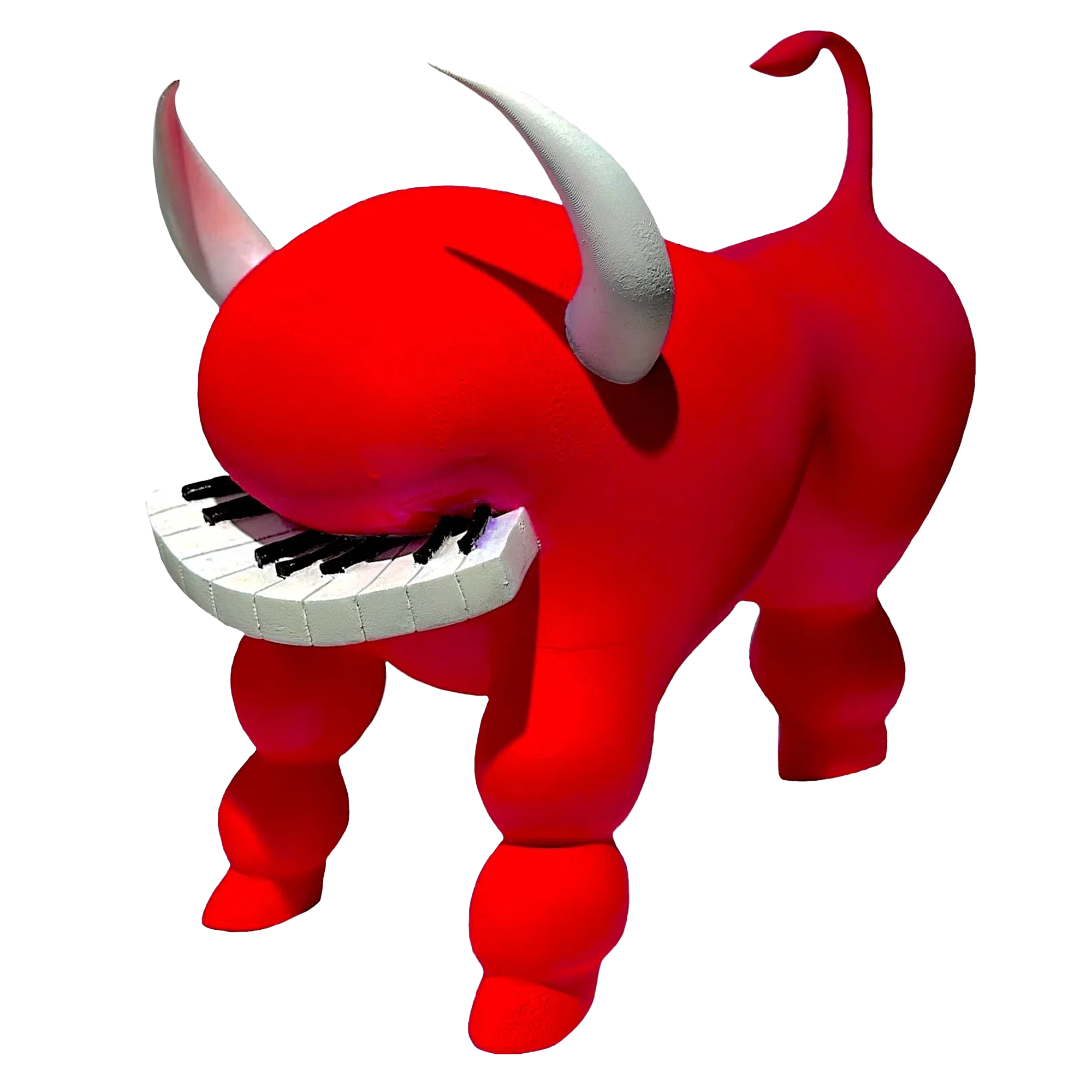 Piano Bull "Fluor Red" (2025)