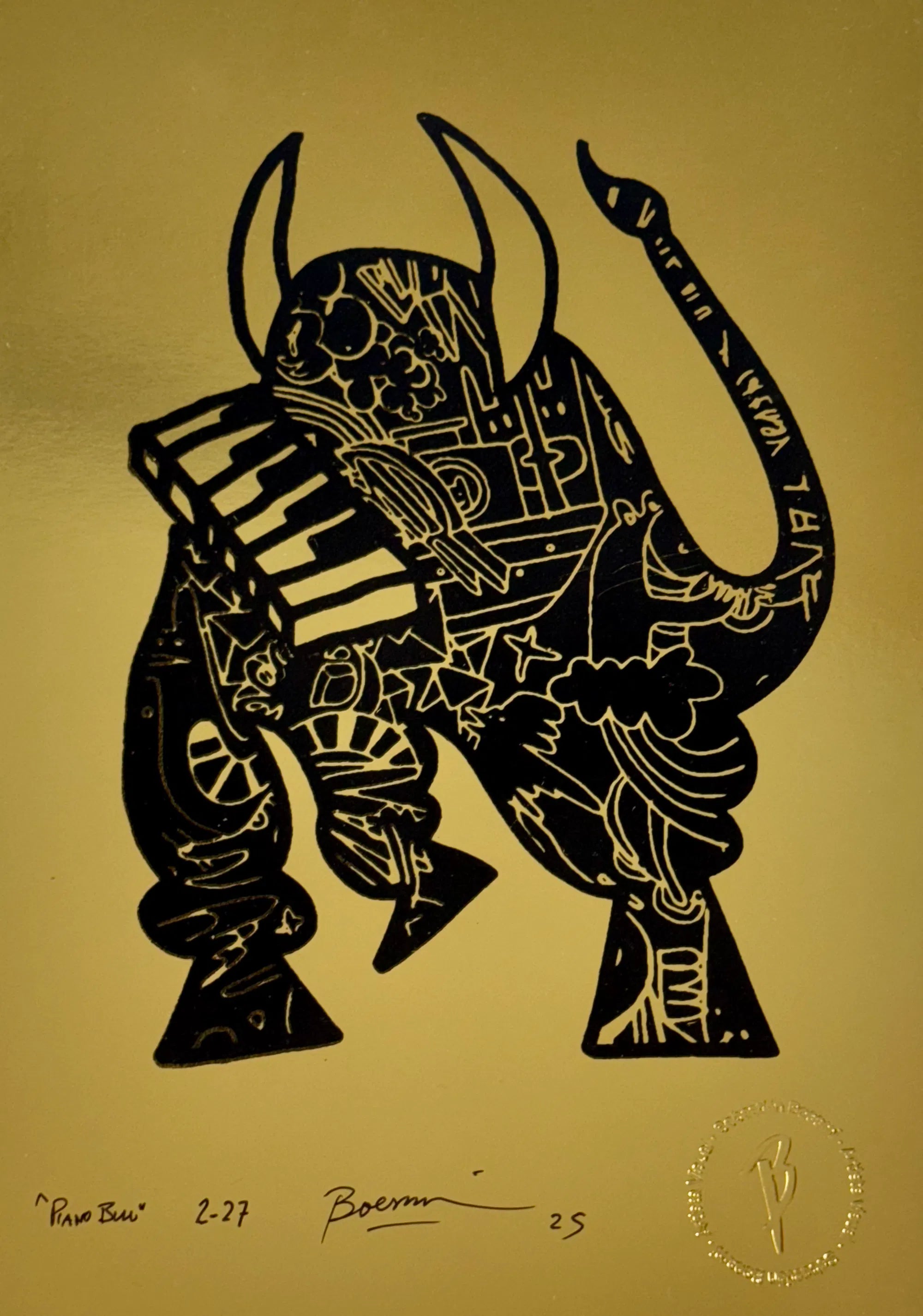 Piano Bull Golden (2025)