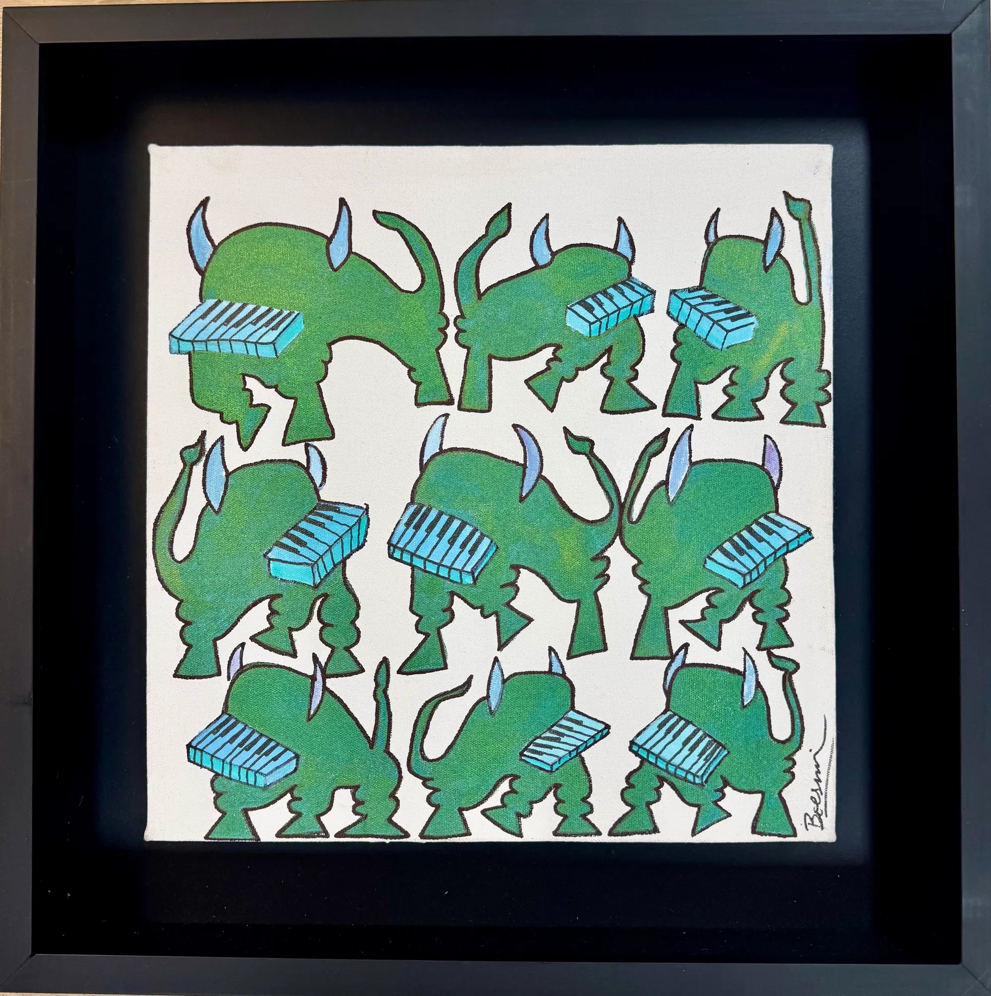 Piano Bull “Green Vibes” (2025)