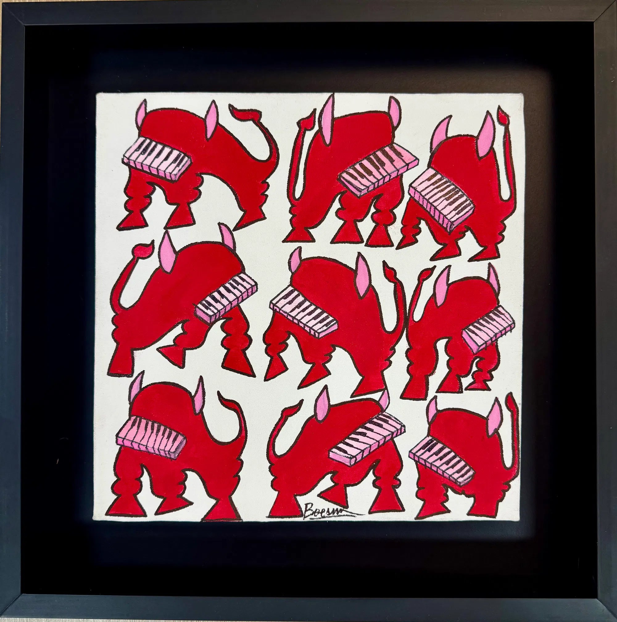 Piano Bull “Red Concert” (2025)